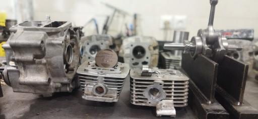 عکس تراشکاری موتور سیکلت و قطعه شویی 