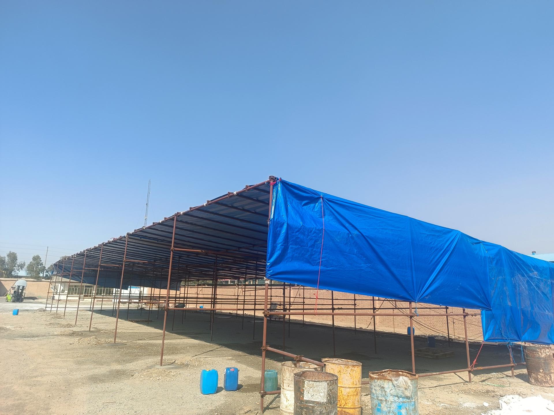 عکس اجاره چادر برزنتی نصب چادر تعمیر چادر 