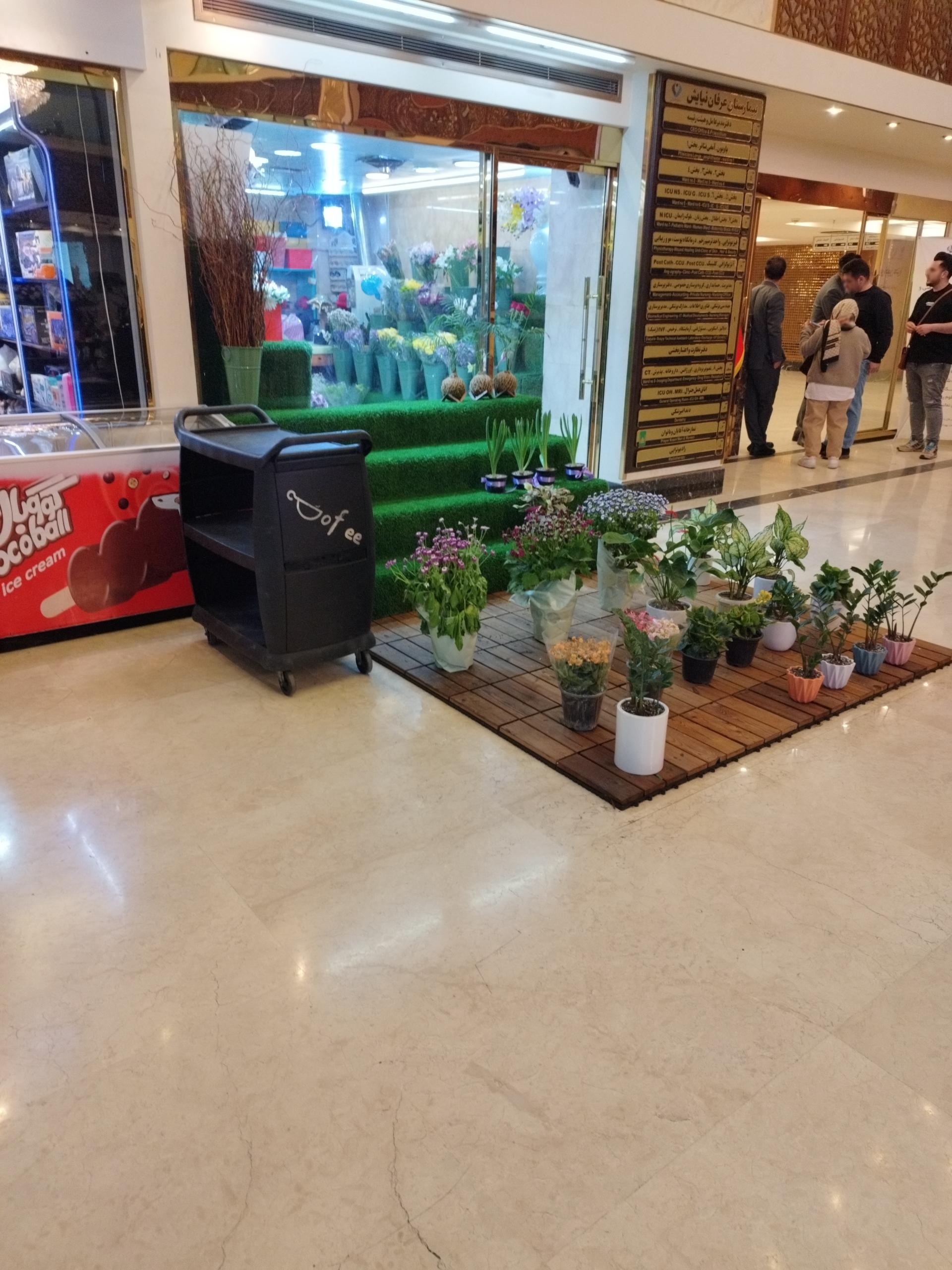 عکس گل فروشی بیمارستان