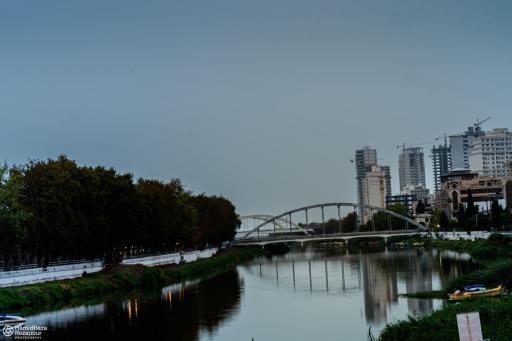 عکس پل فلزی بابلسر