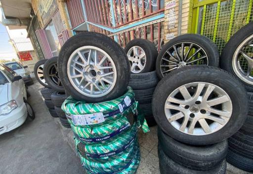 عکس رینگ و لاستیک خرسندی