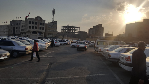 عکس پارکینگ شرقی حرم مطهر