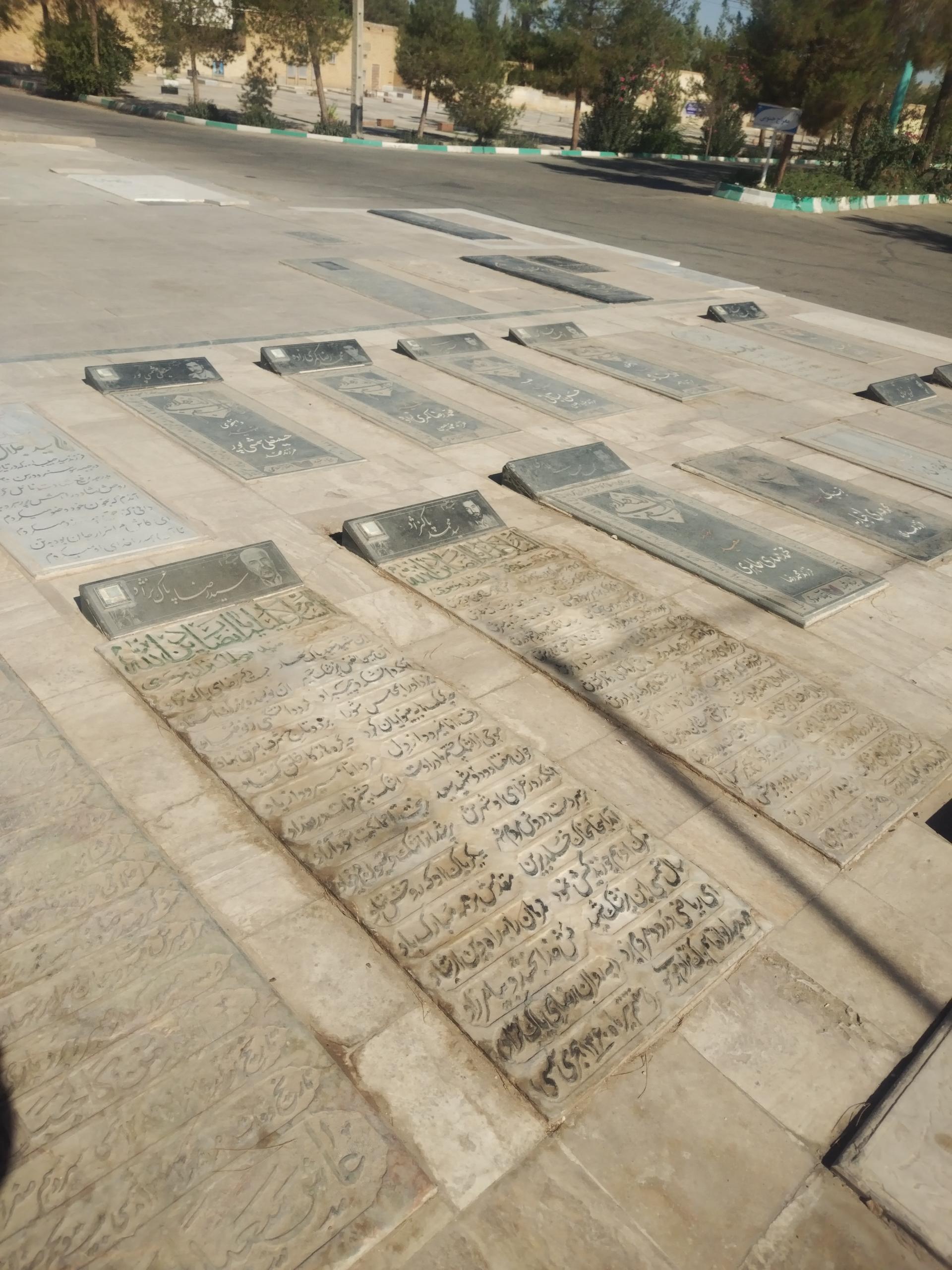 عکس گلزار شهیدان دکتر پاکنژاد 