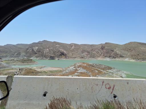 عکس دریاچه سد تبارک