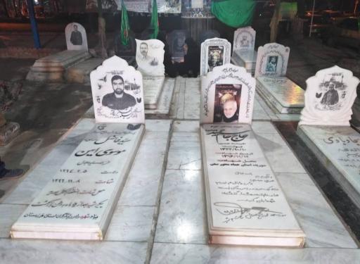 عکس قطعه شهدای مدافع حرم