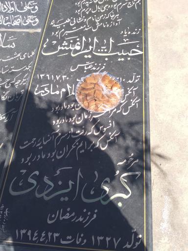 عکس مزار حبیب الله ایران منش