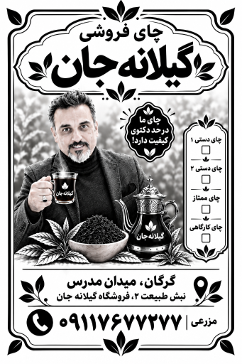 عکس فروشگاه چای گیلانه جان