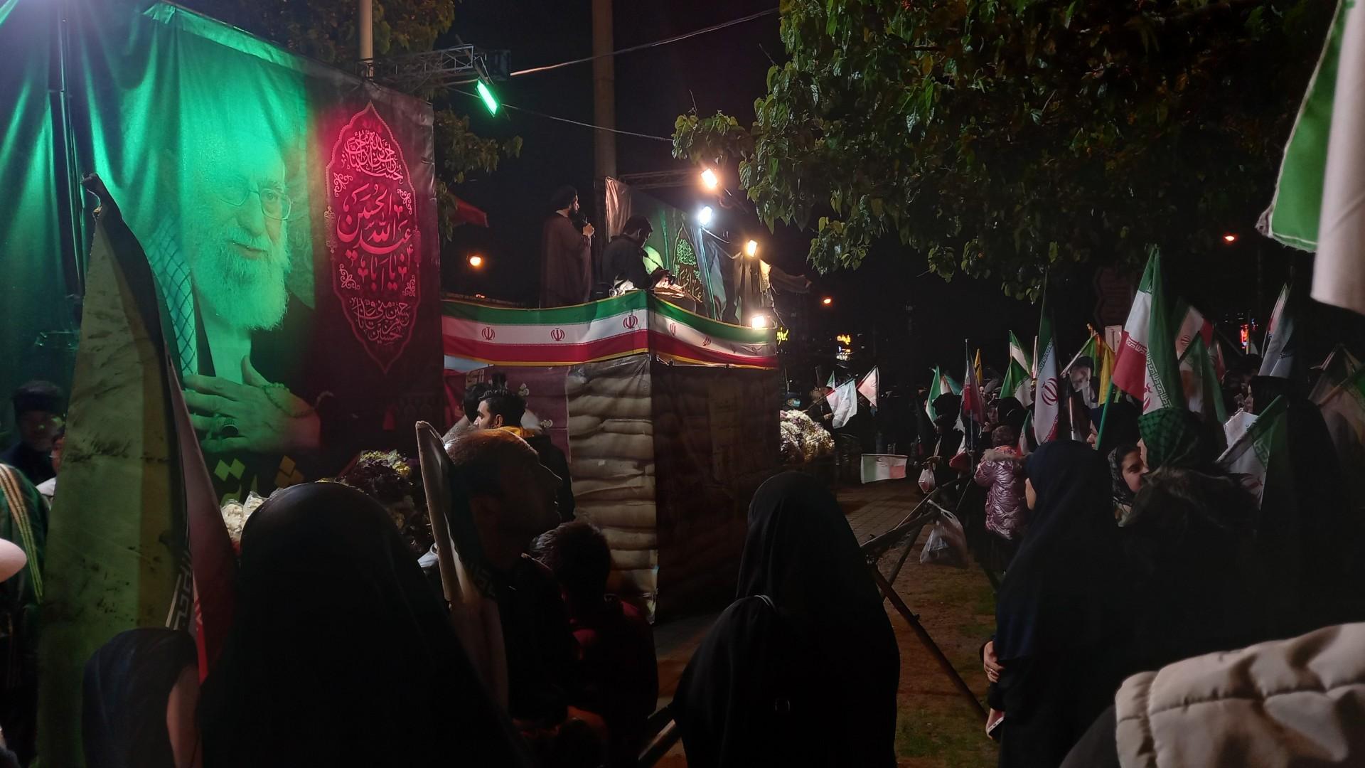 عکس محل برگزاری اجتماع مردمی الهیه 