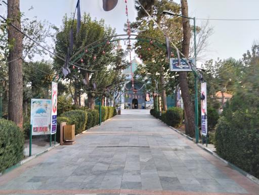 عکس درب ورودی حرم‌ مطهر حضرت امامزاده ابوالحسن علیه السلام