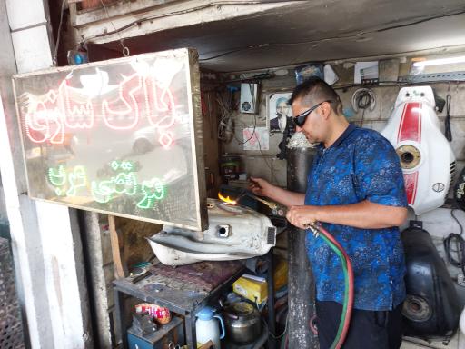 عکس باک سازی موتور سیکلت مرتضی عرب