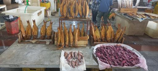 عکس بازار ماهی فروشان