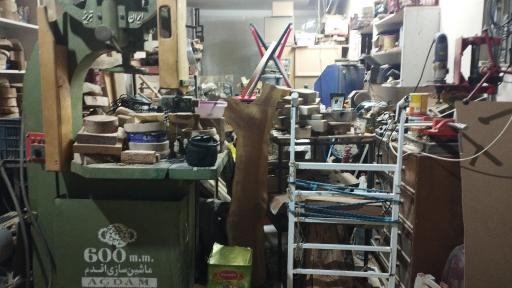 عکس کارگاه ظروف چوبی