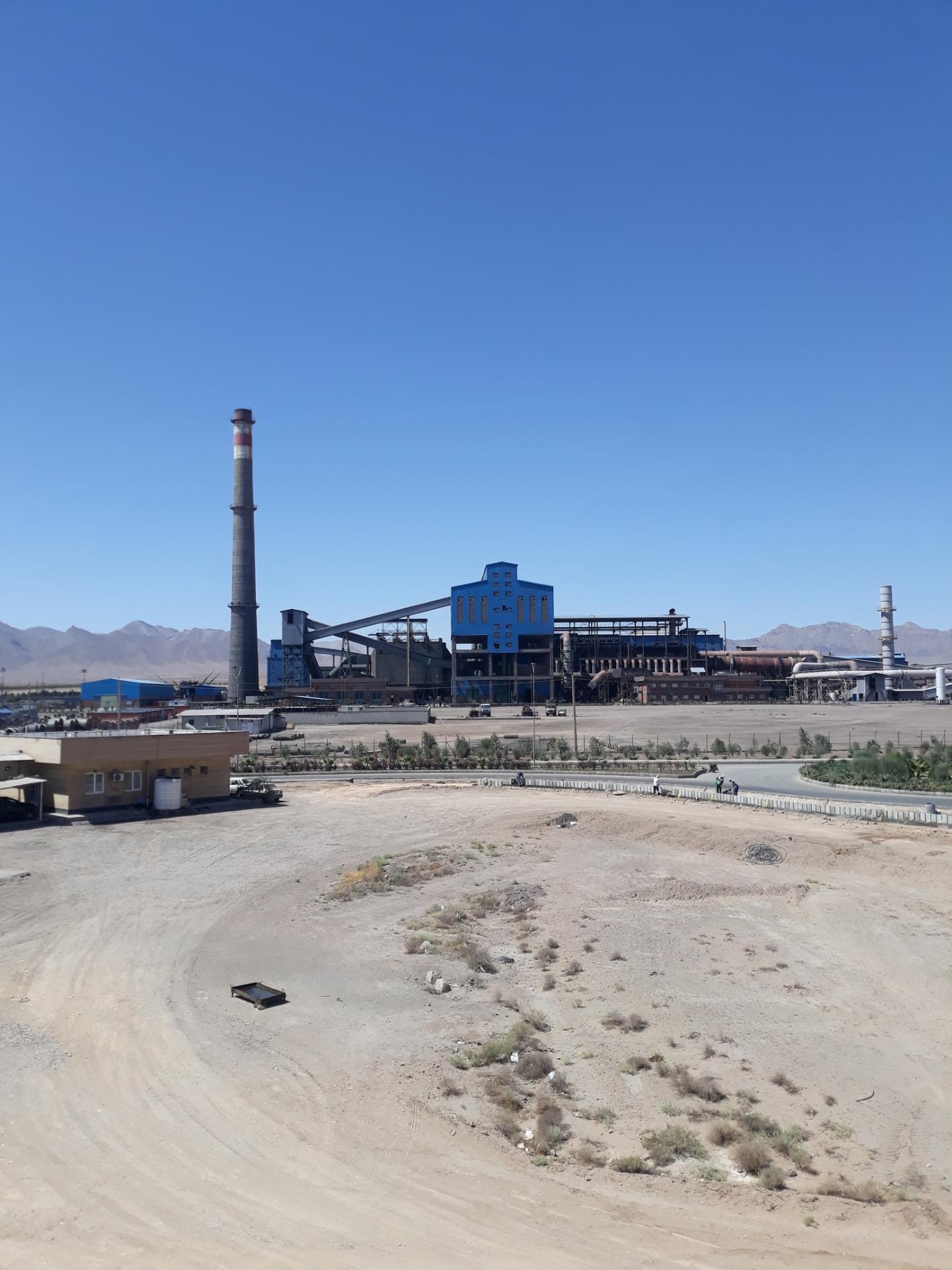 عکس کارخانه گندله سازی بوتیاکرمان