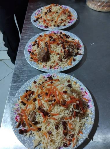 عکس چلو کباب و قابلی محمد