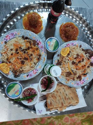 عکس چلو کباب و قابلی محمد