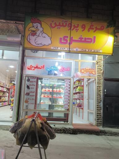 عکس مرغ و پروتئین اصغری