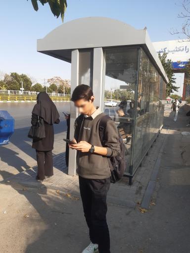 عکس  انتهای بلوار وکیل آباد