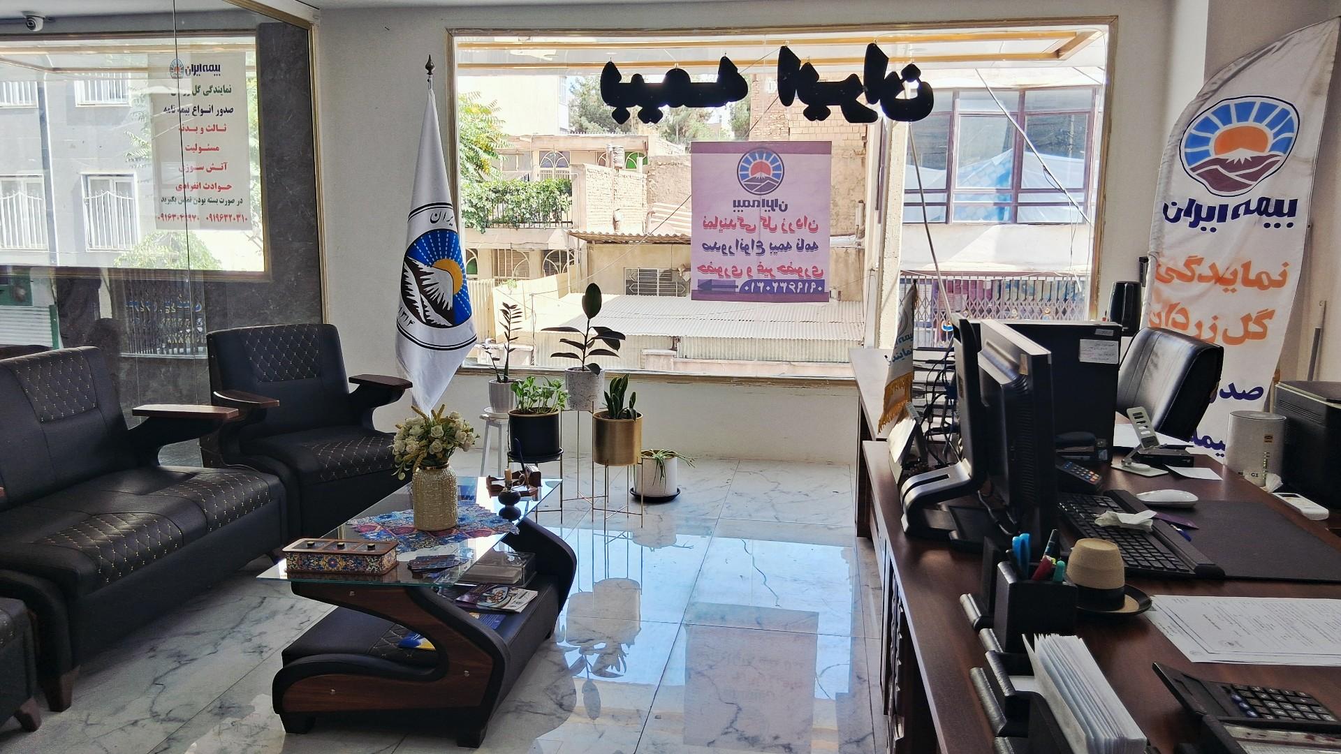 عکس بیمه ایران نمایندگی گل زردان