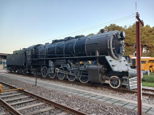 عکس باغ موزه راه آهن خراسان