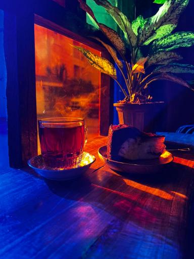 عکس کافه چوب