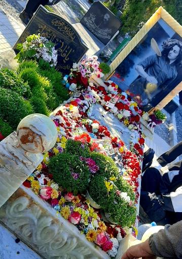 عکس مزار مهرشاد شهیدی