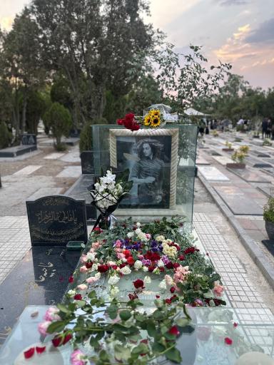 عکس مزار مهرشاد شهیدی