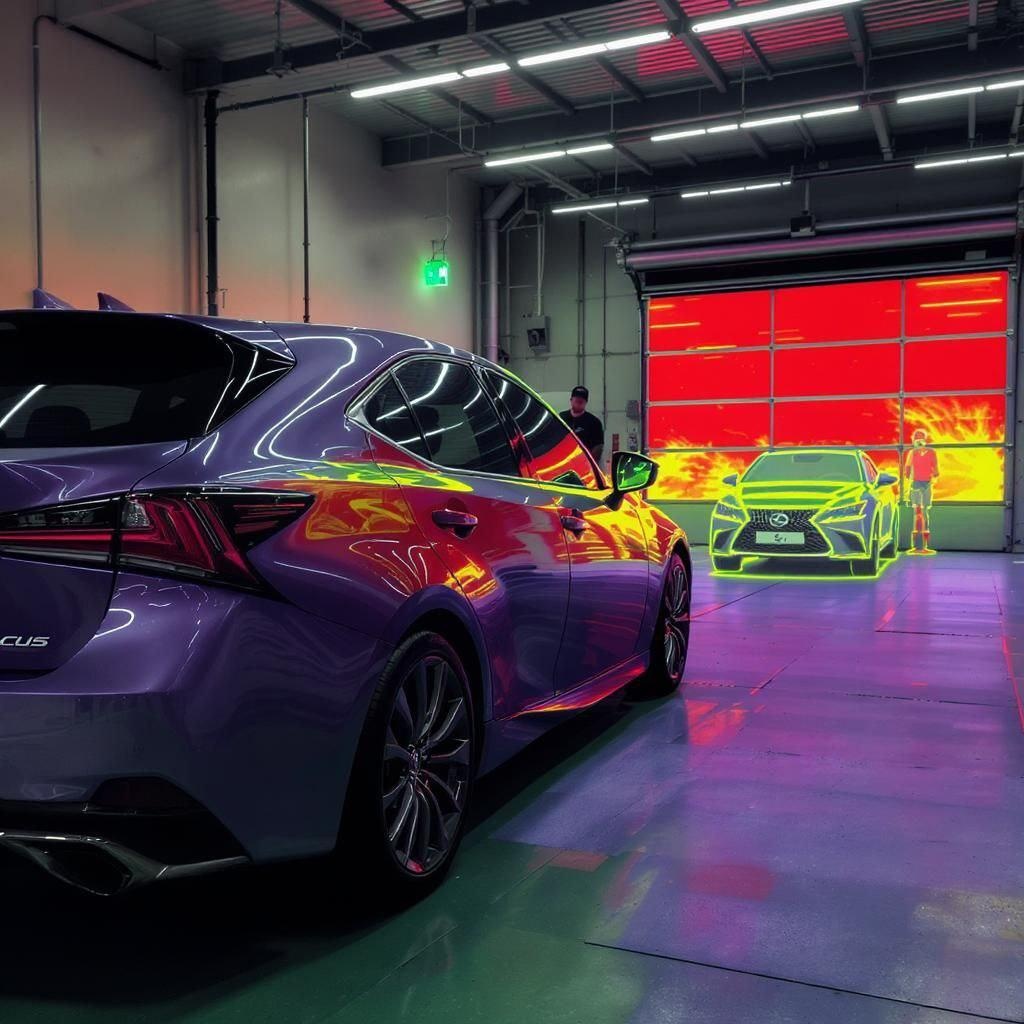 عکس تشخیص رنگ و فنی خودرو زاپاس