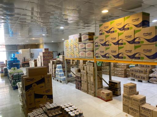 عکس پخش مواد غذایی حیرانی 