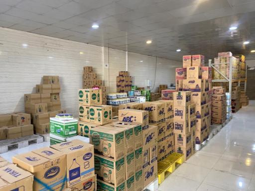عکس پخش مواد غذایی حیرانی 