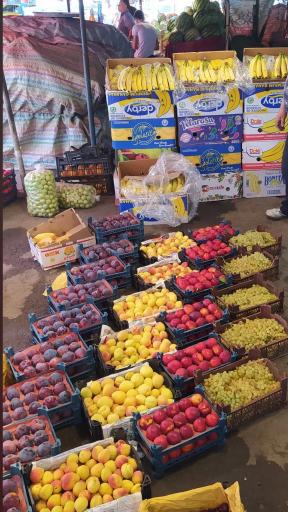 عکس بازار میوه و تره بار میدان مبارزان (دروازه مشکین)