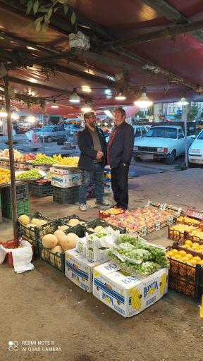 عکس بازار میوه و تره بار میدان مبارزان (دروازه مشکین)
