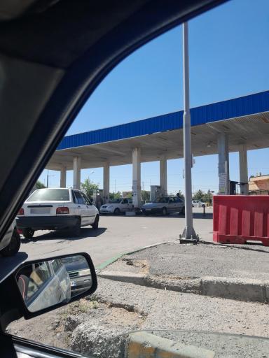 عکس گازسوز خودرو پارسيان 