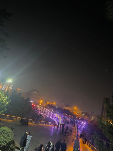 عکس پل طبیعت تهران