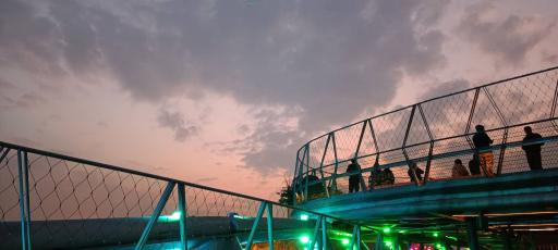 عکس پل طبیعت تهران