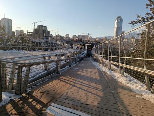 عکس پل طبیعت تهران