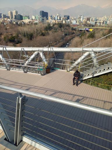 عکس پل طبیعت تهران