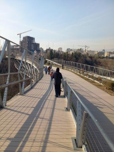 عکس پل طبیعت تهران