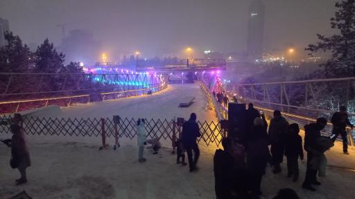 عکس پل طبیعت تهران