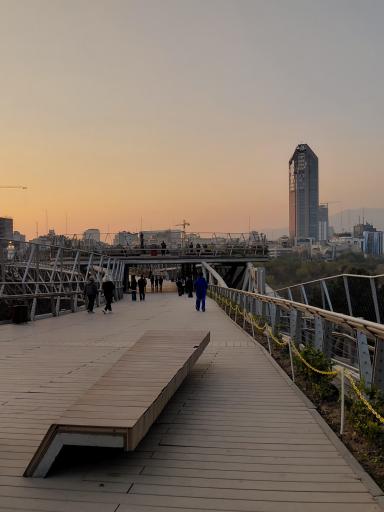 عکس پل طبیعت تهران