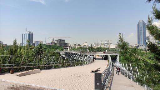 عکس پل طبیعت تهران