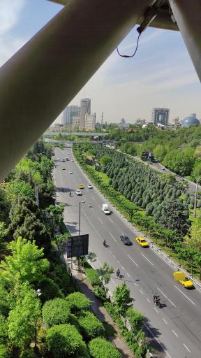 عکس پل طبیعت تهران