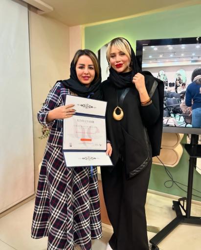 عکس آکادمی رنگ مو مهرنوش یاراحمدی