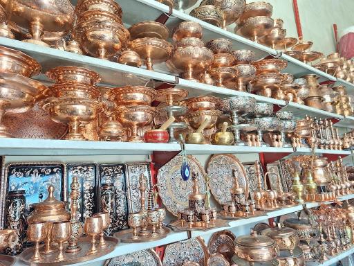 عکس ظروف مسی معینی
