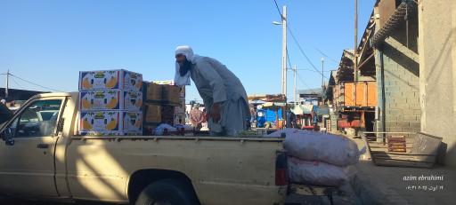 عکس میدان میوه و تره بار زابل