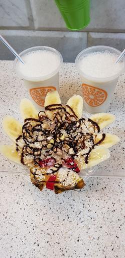 عکس آبمیوه و بستنی باباطاهر