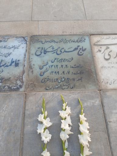 عکس مزار مهدی مشکاتی