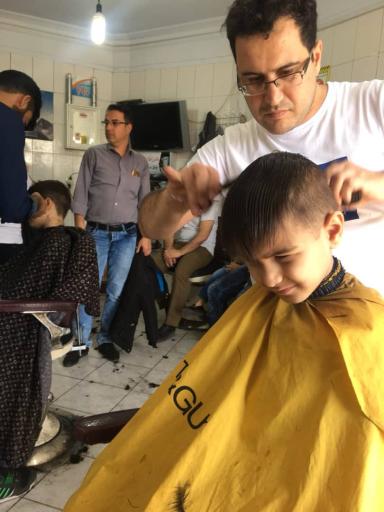 عکس پیرایش ماهان