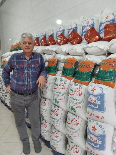 عکس برنج فروشی رضایی