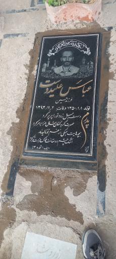 عکس آرامگاه عباس علیدوست