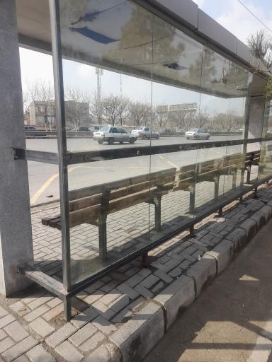 عکس ایستگاه اتوبوس شهید میرزایی 48